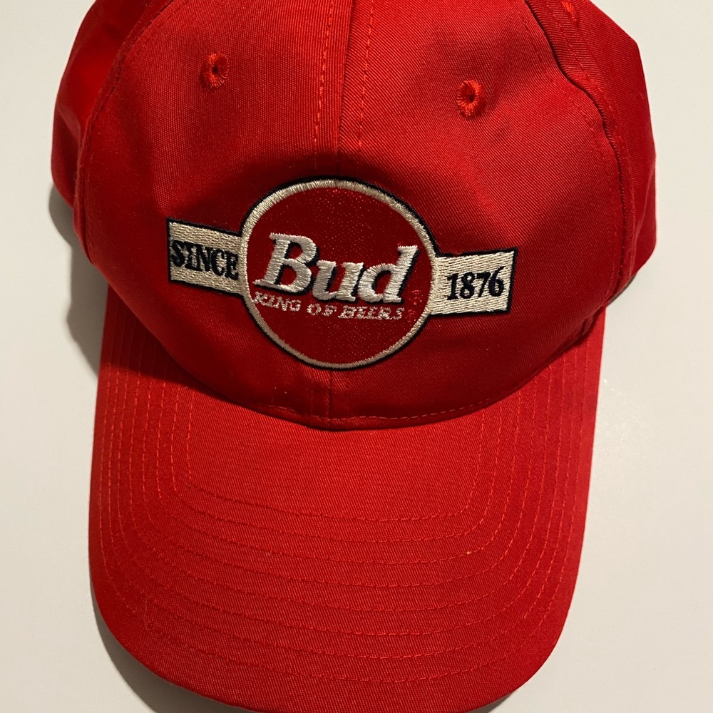 Vintage Preloved vintage 1876 Red Bud King Of  Beers ball cap